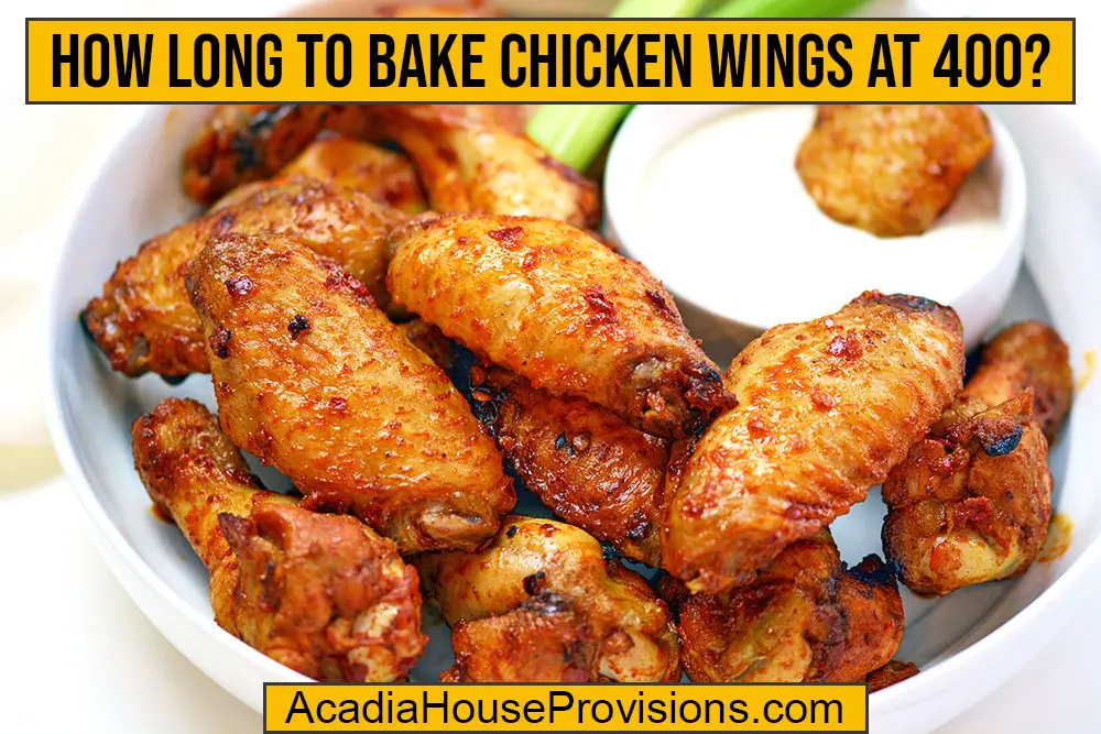 How long to bake Chicken Wings At 400?