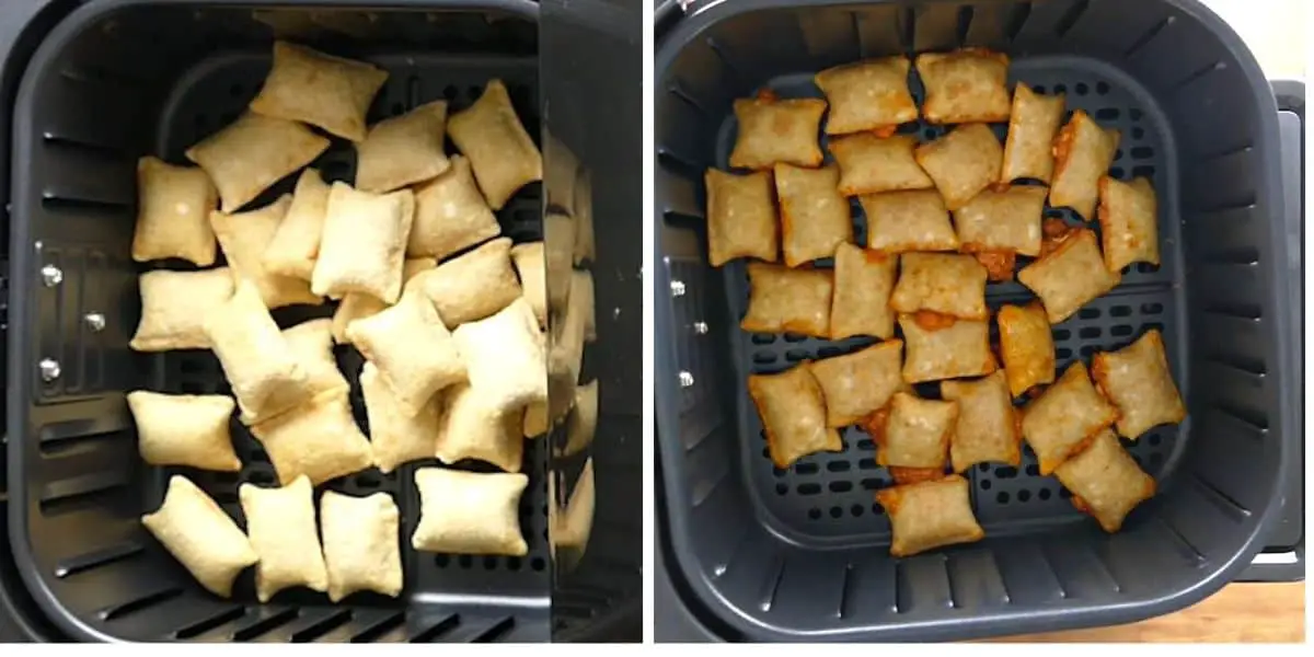 How long to air fry Pizza rolls?