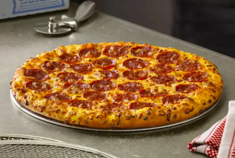 How Big is a Large Domino's Pizza? Acadia House Provisions